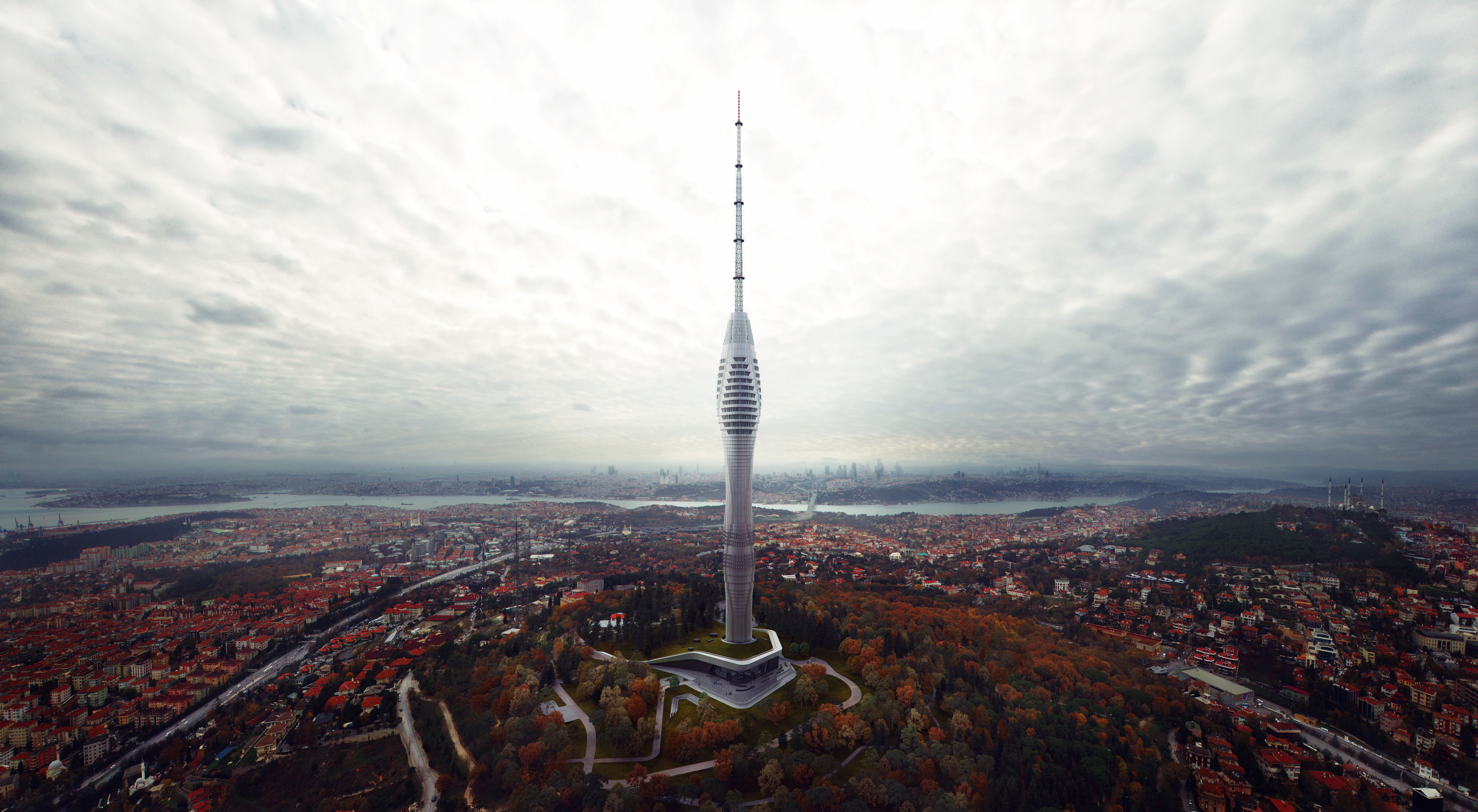 Istanbul TV & Radio Tower by Melike Altinisik, Photo by NAAROÂ 