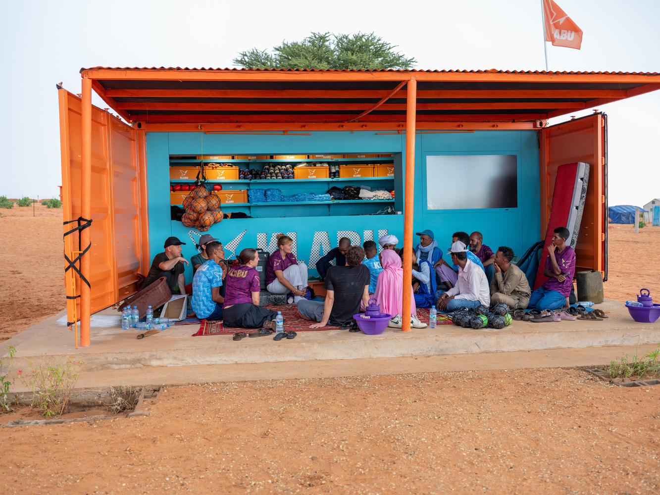 Sports and Community Center for Refugees by MVRDV (cr: Coco Olakunle)