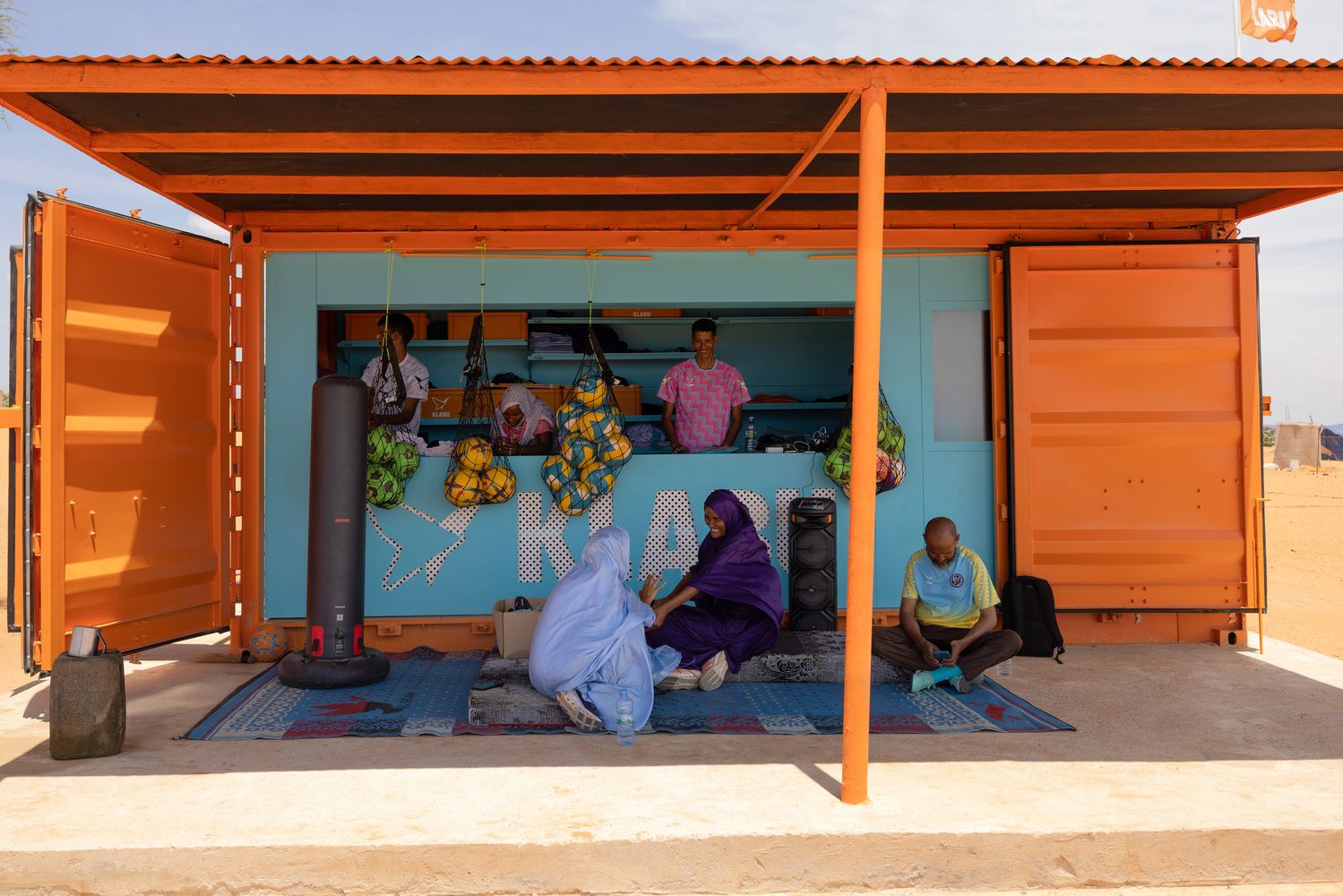 Sports and Community Center for Refugees by MVRDV (cr: Coco Olakunle)