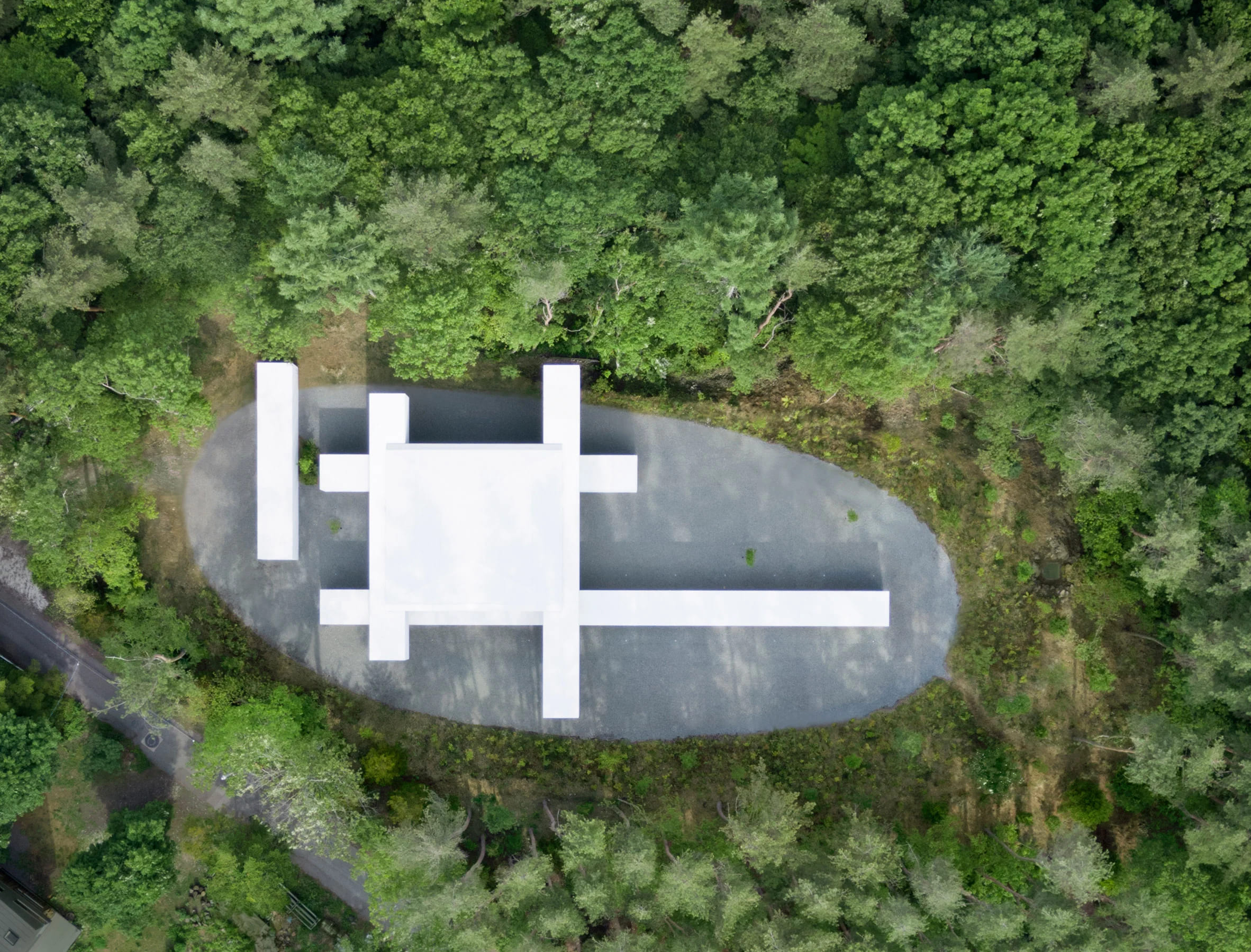 Culvert Guesthouse is in the middle of a dense forest