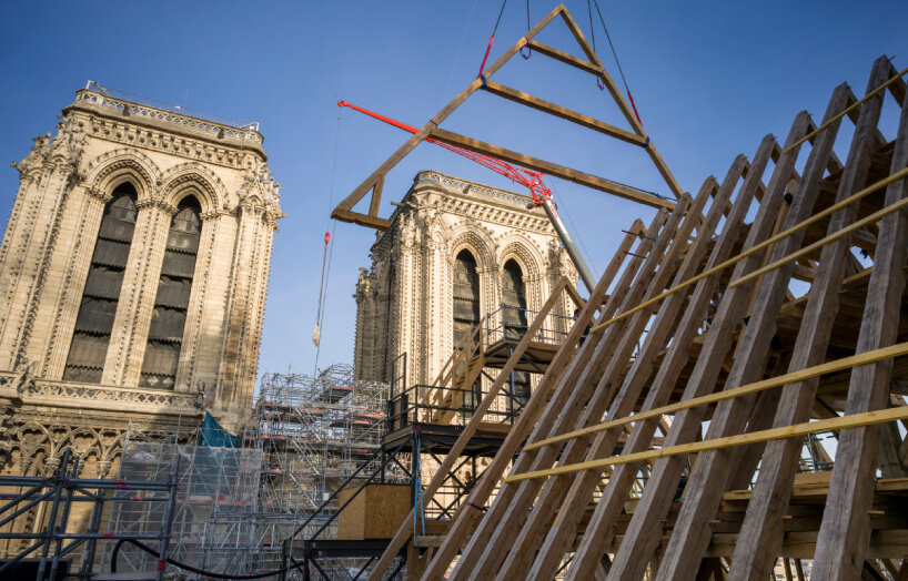 Notre Dame Cathedral restoration process (cr: David Bordes)