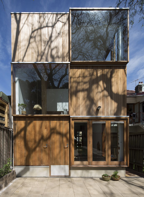 Three by Two house, Photo by Brett Boardman