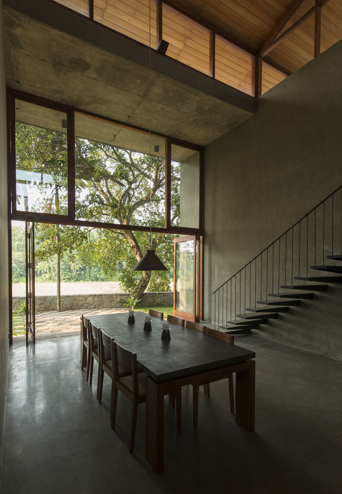 palinda kannangara architects - retreat house interior