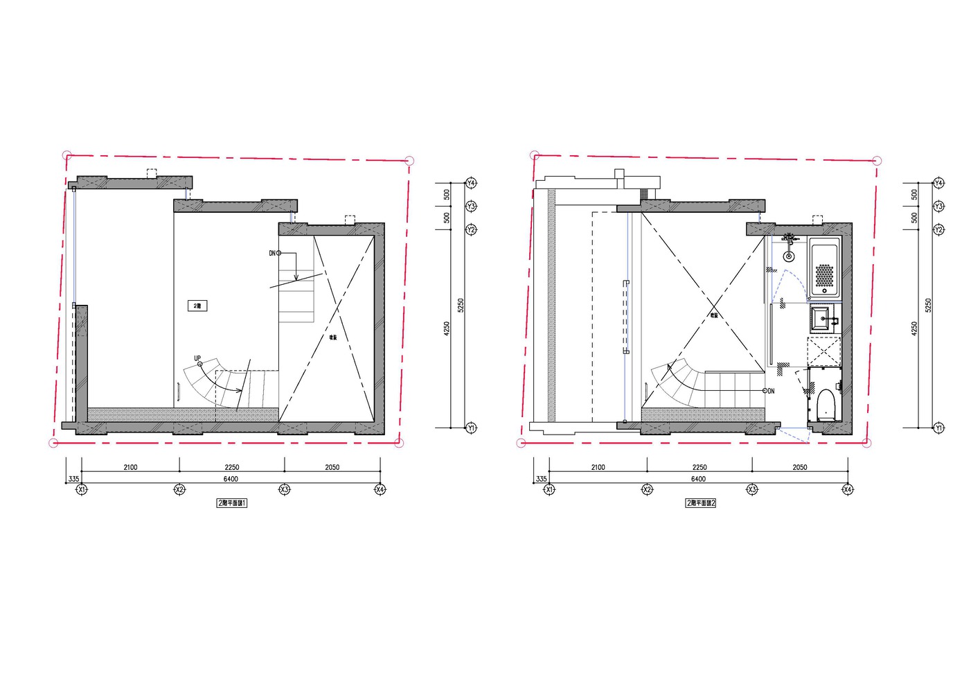 1st & 2nd Floor Plan by IGArchitects (Cr: Ooki Jingu)