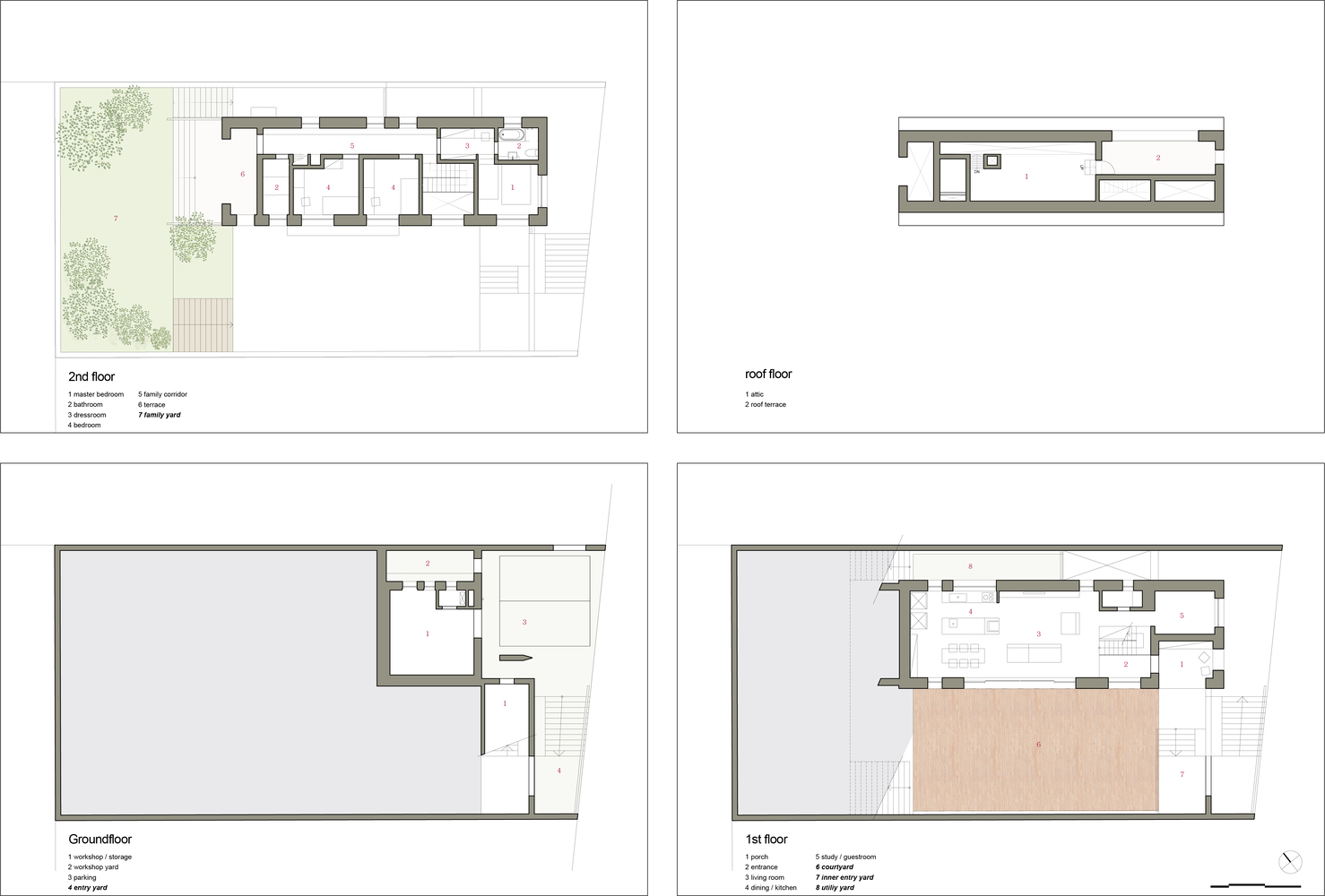 plan of the Zeppelin House