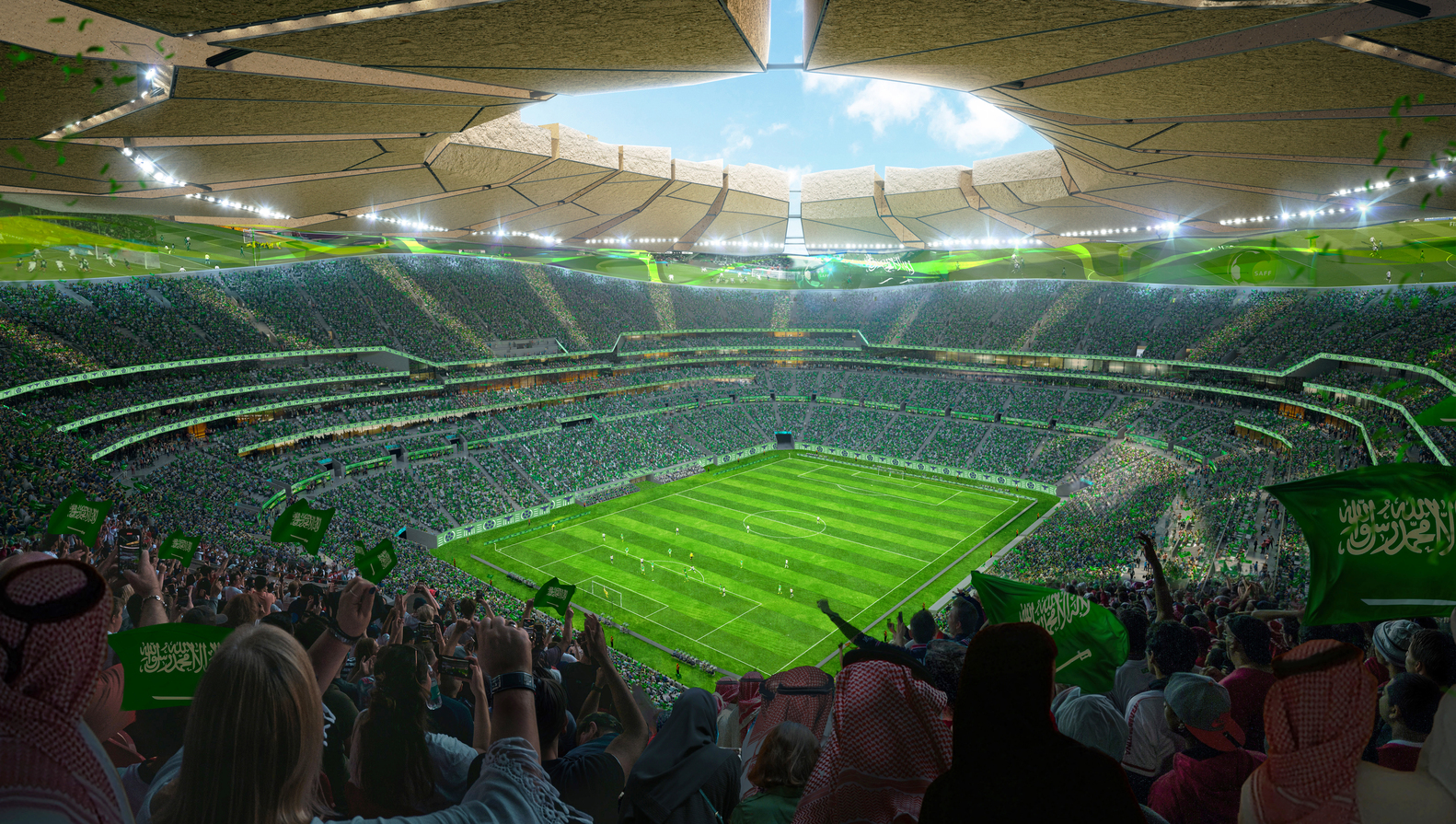 King Salman Stadium in Riyadh by Populous (cr: Populous)