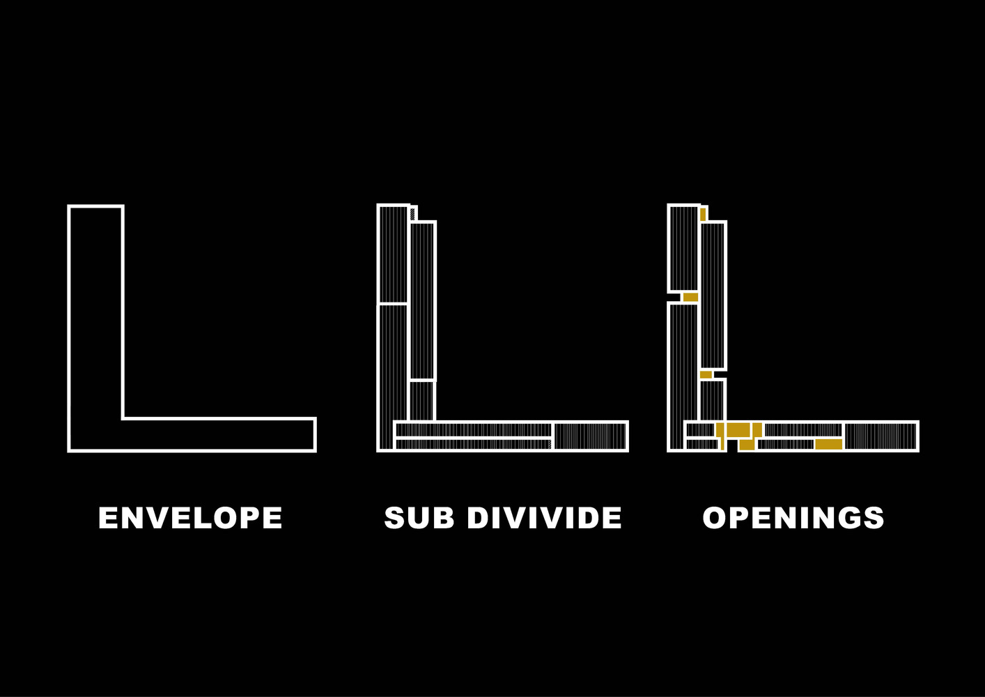 Massing concept diagram