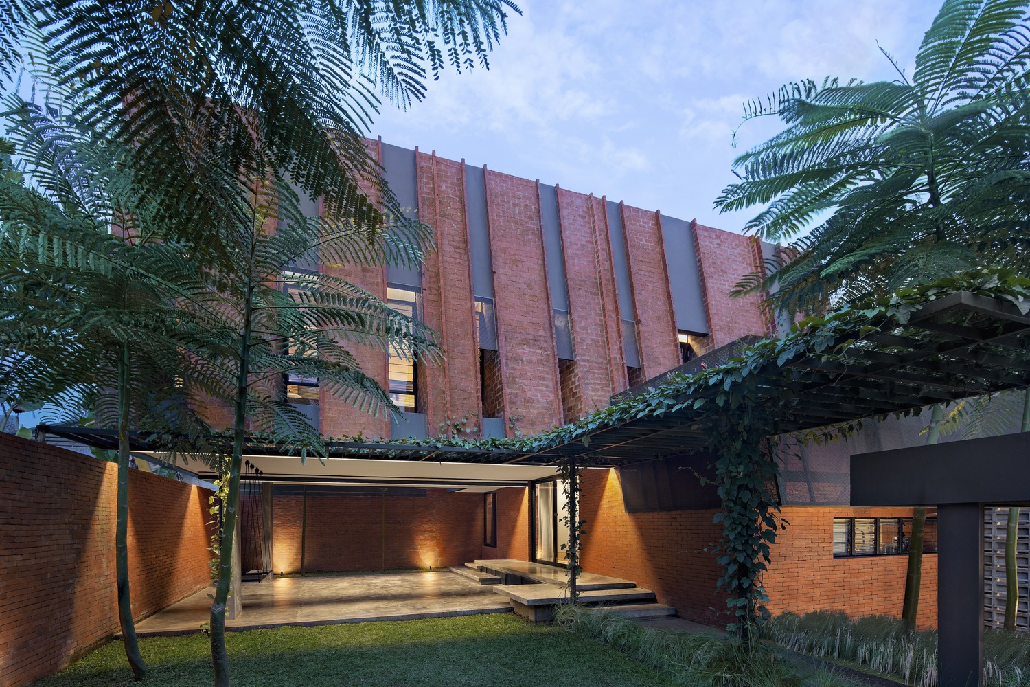 View terrace Guntur House, Photo by Mario Wibowo