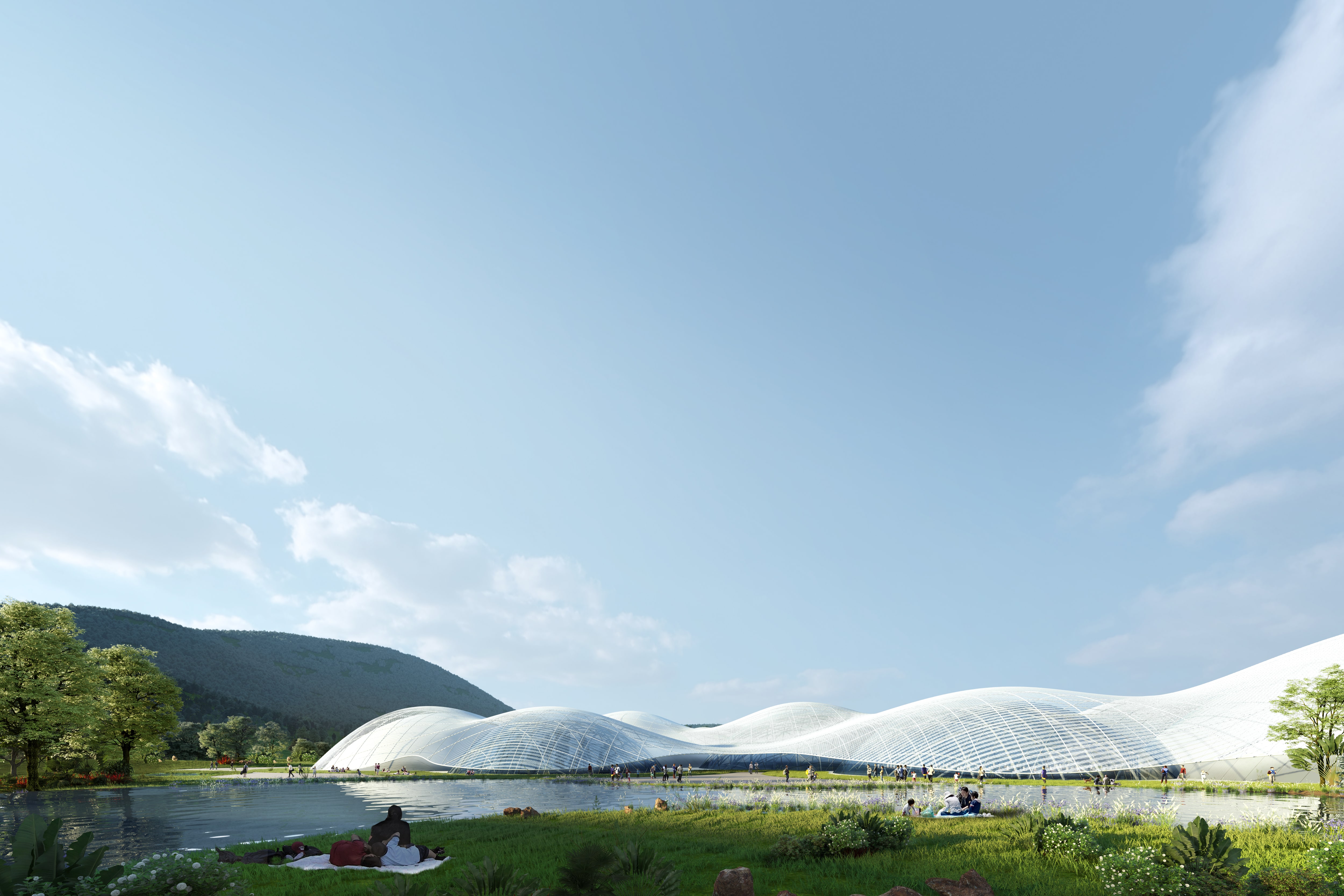 Front view Shenzhen Maritime Museum, Source by SANAA