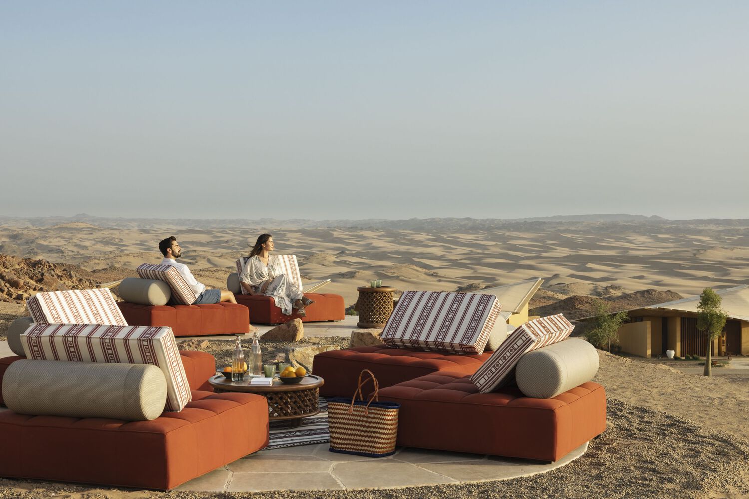 Six Senses Southern Dunes Resort in the middle of the desert