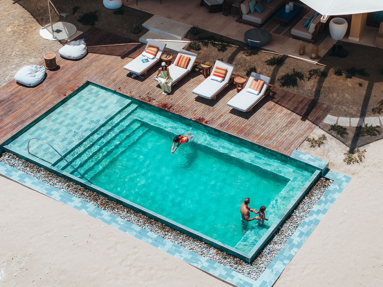 The private pool of Six Senses Southern Dunes Resort