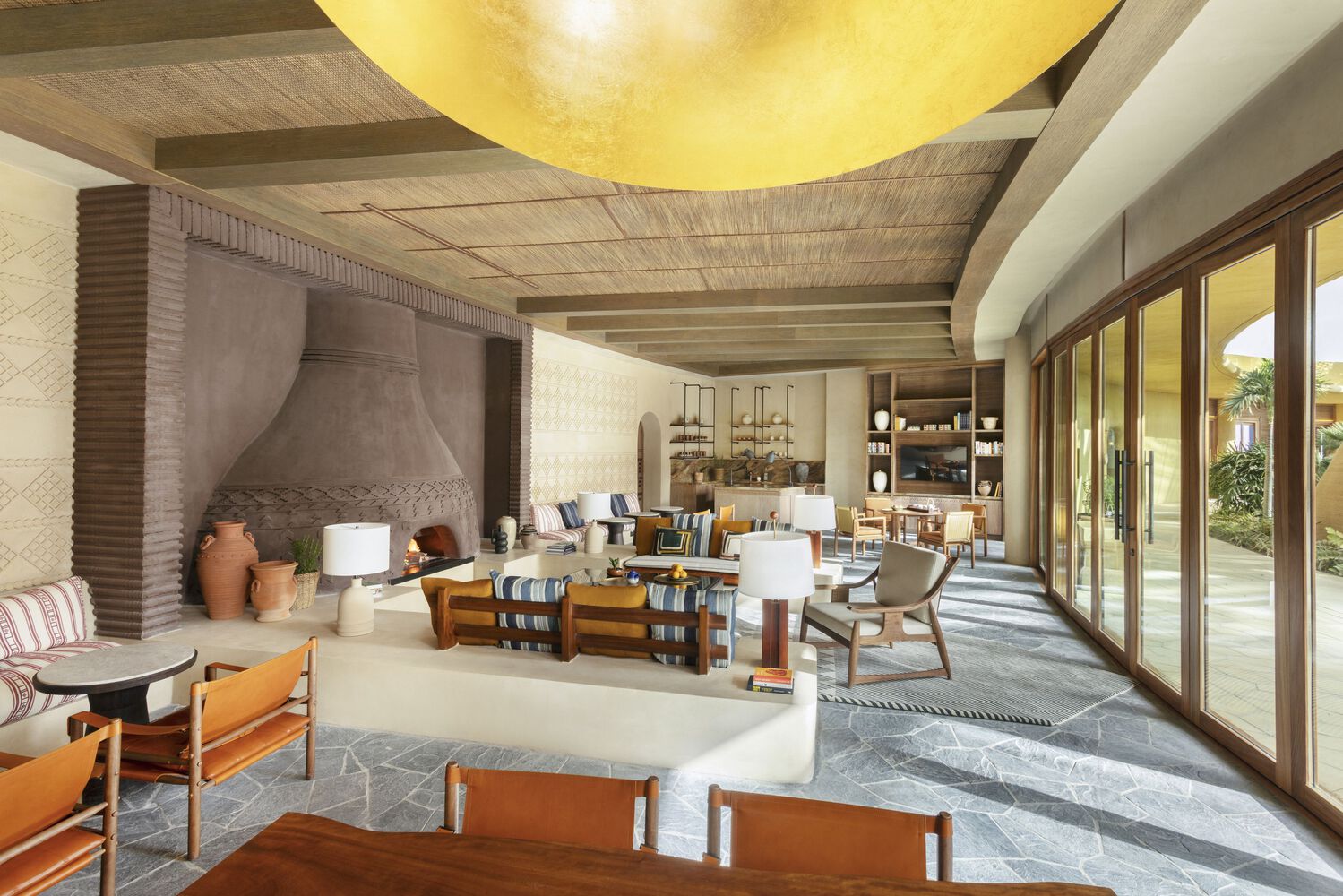 The interior of Six Senses Southern Dunes Resort