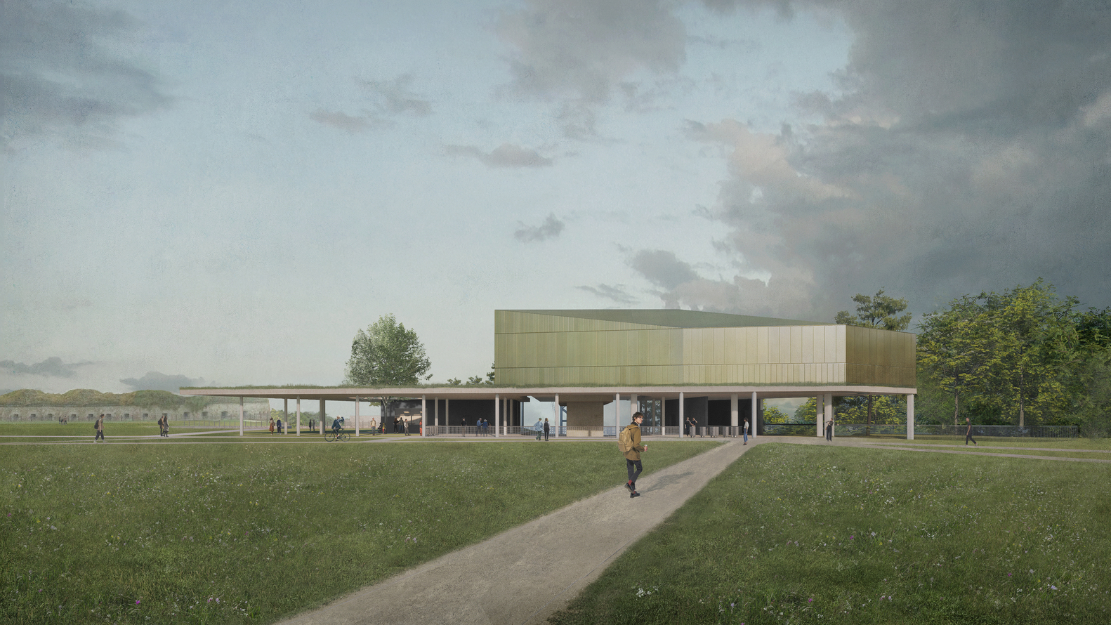 SnÃ¸hetta's Design for Cable Car Station in Koblenz, Germany (cr: SnÃ¸hetta)