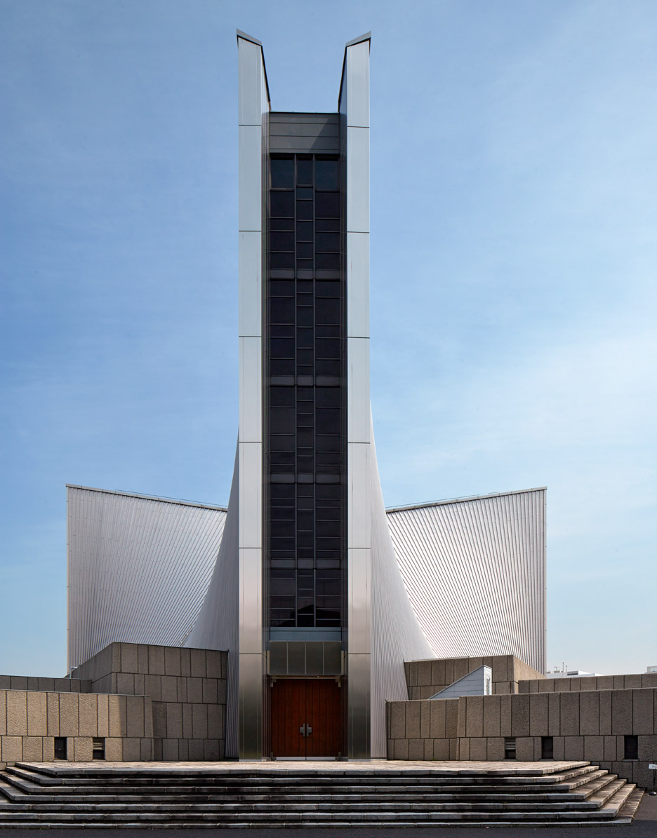 A 40-meter-high St. Mary's Cathedral building