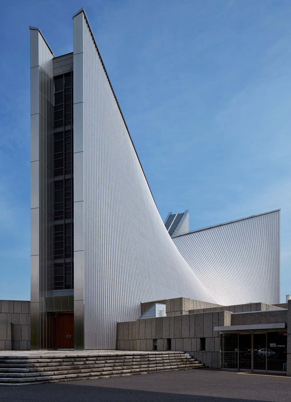 Monochromatic building of St. Mary's Cathedral