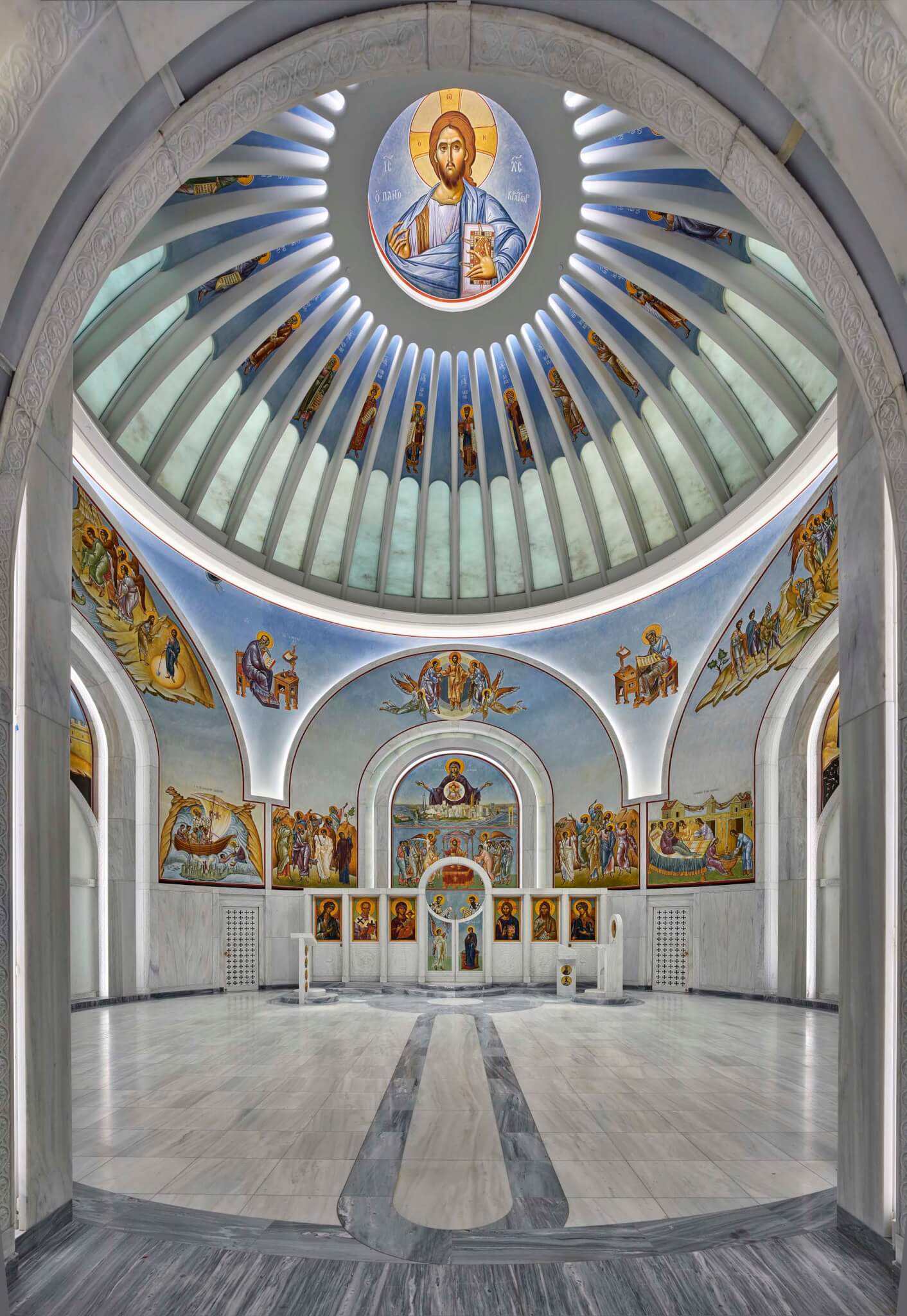 Interior  St. Nicholas Church,Photo by Alan Karchmer