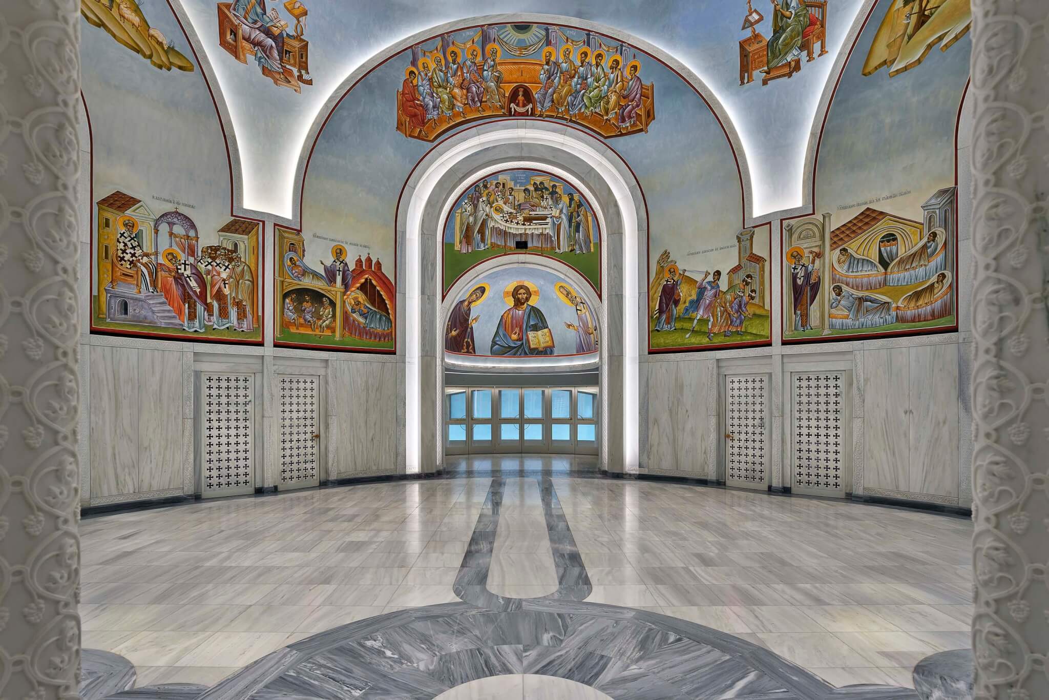 Interior  St. Nicholas Church,Photo by Alan Karchmer