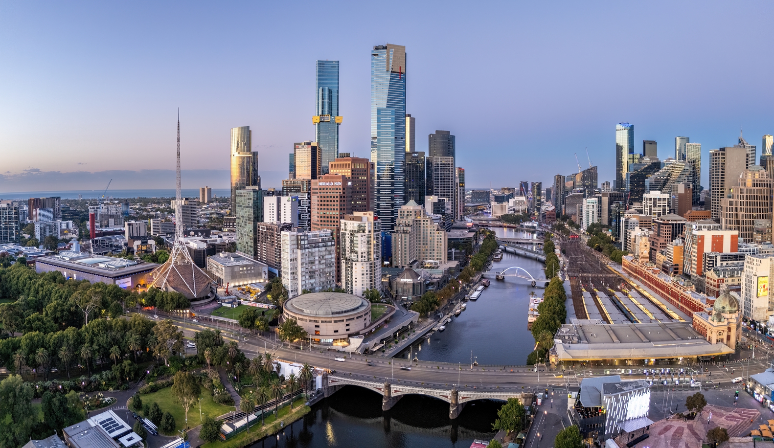 Melbourne City, Australia as World's Most Liveable City 2024 (cr: Michael Evans Photographer)