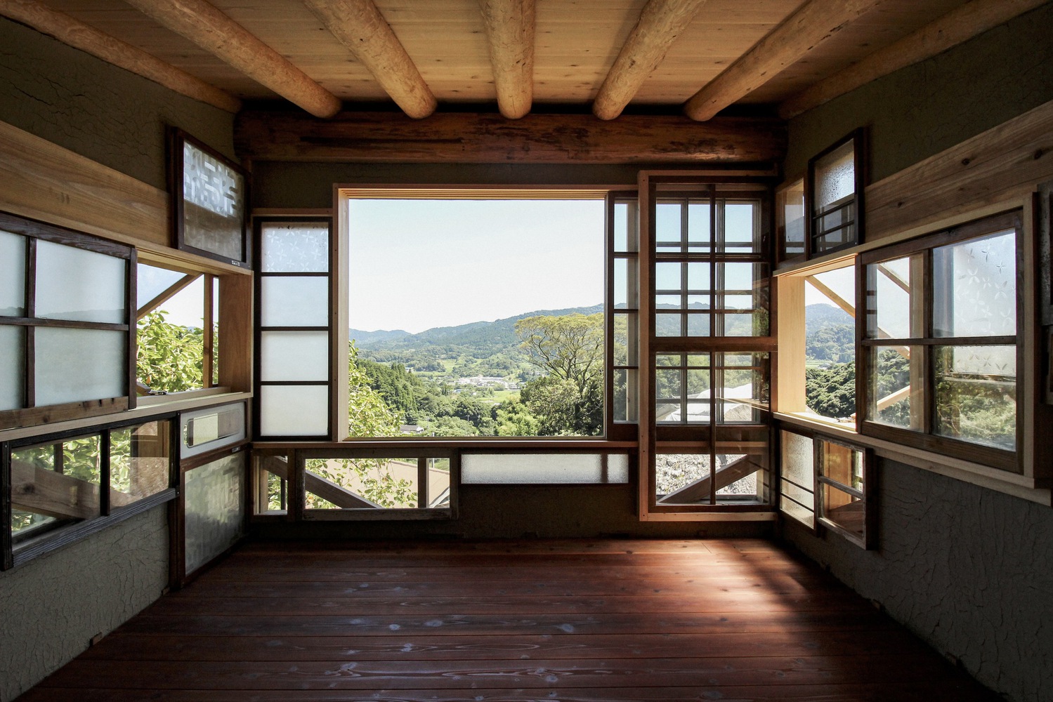 Relaxing rural panoramic view from the house