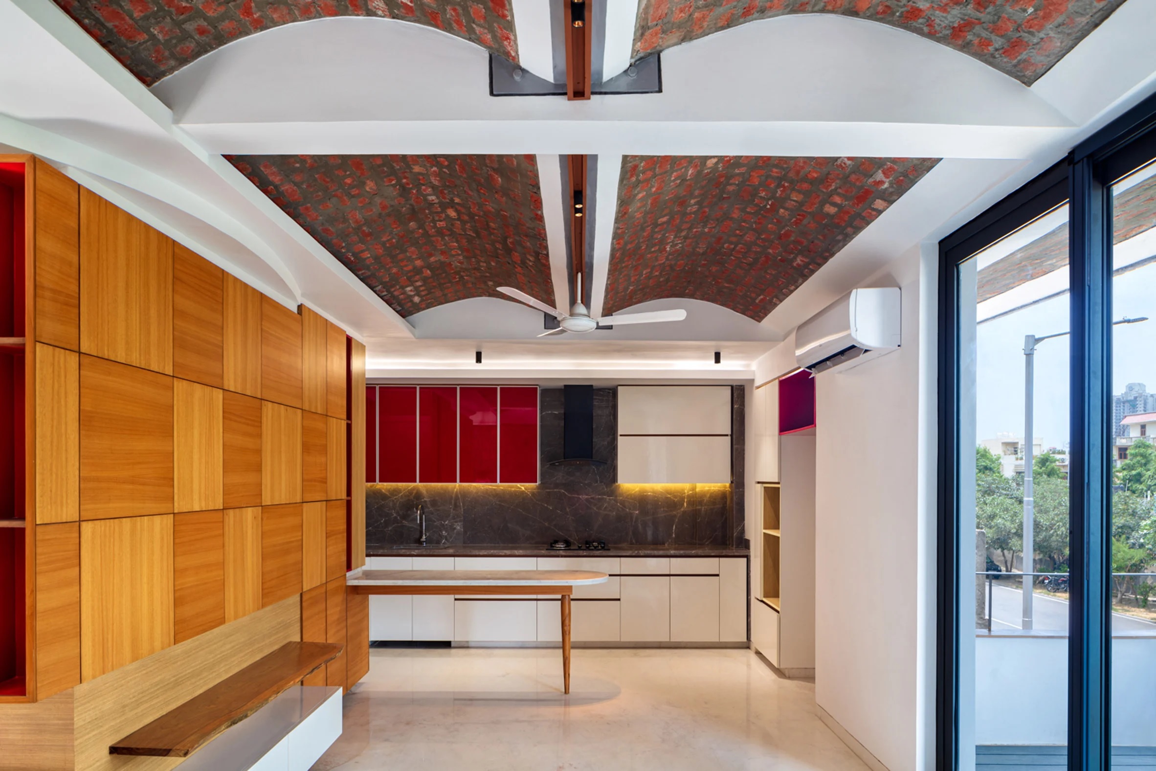 Interior kitchen of The People Tree House, Photo by Andre J Fanthome