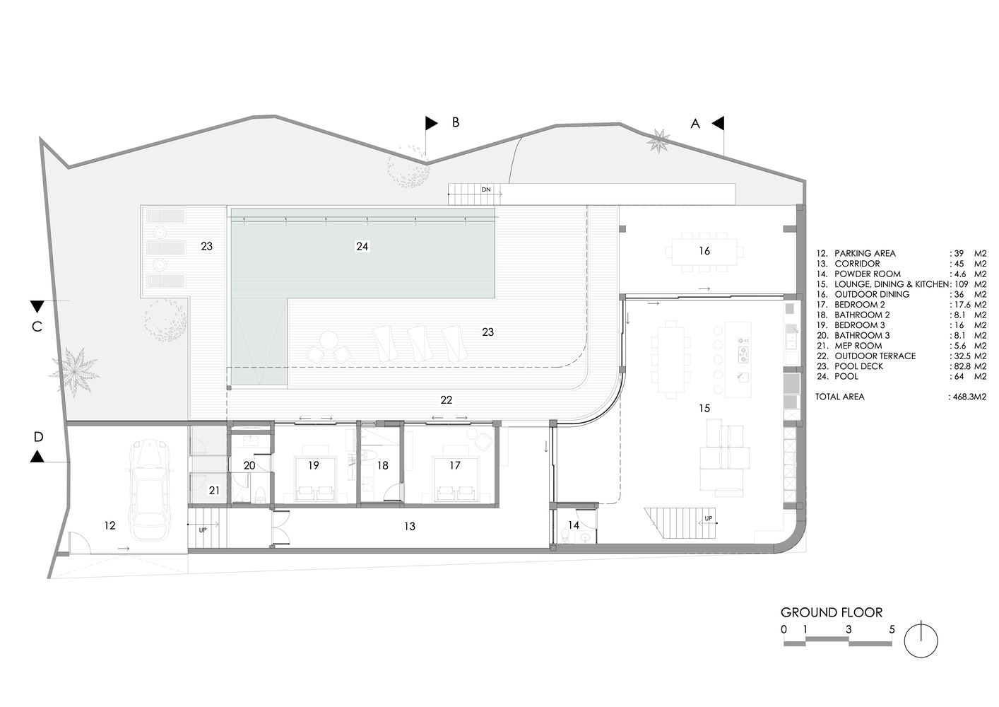 the wing residence plan