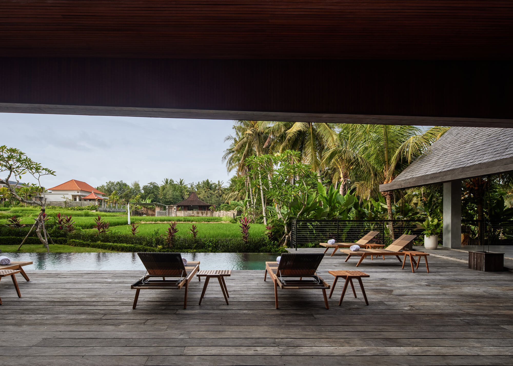 terrace in the wing residence