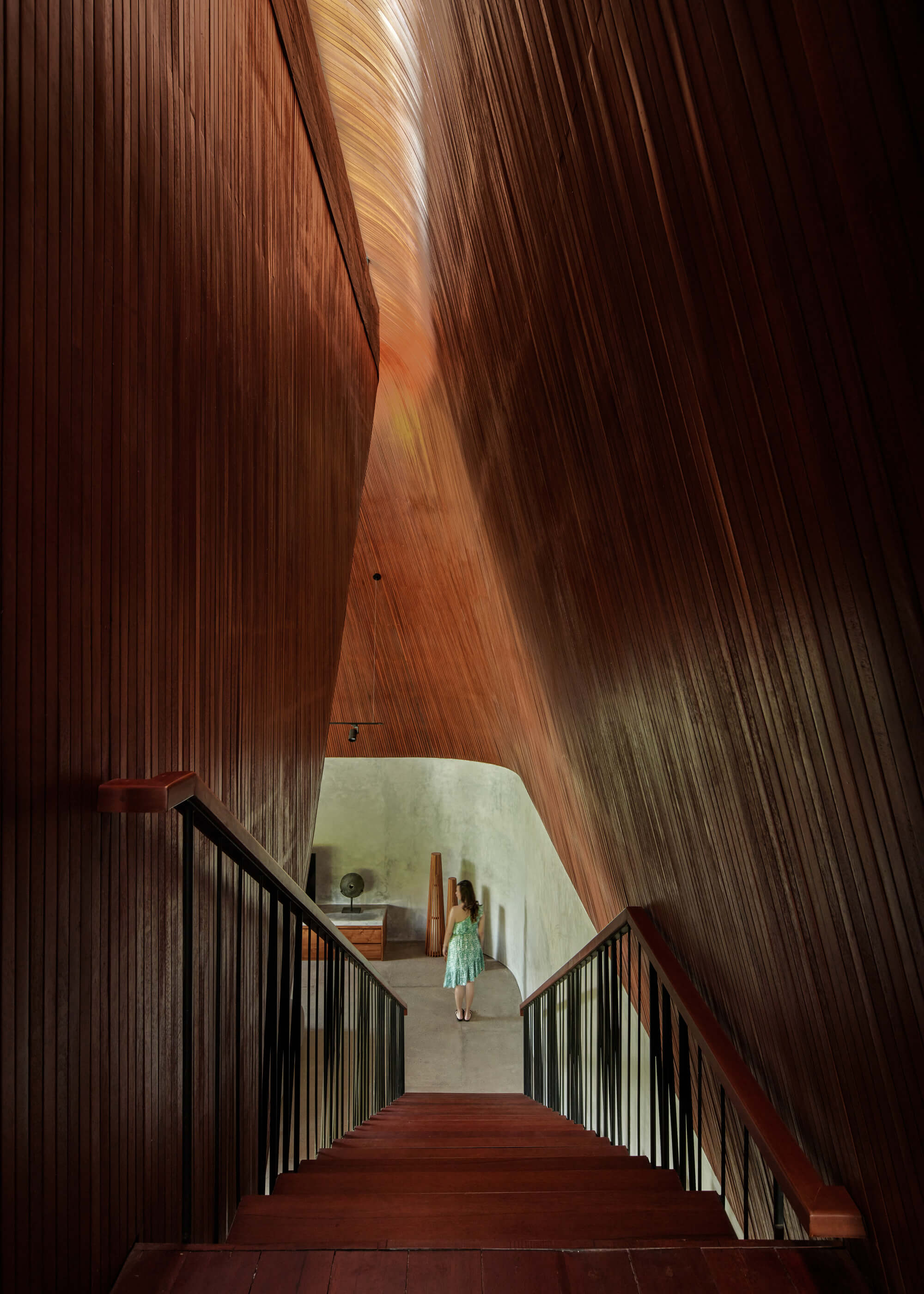 stairs in the wing residence