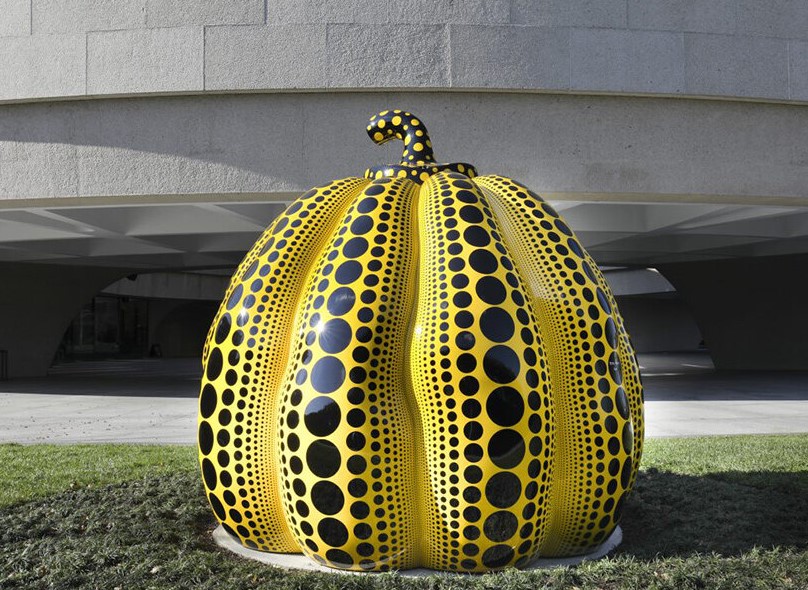 Yayoi Kusama's Polka-dotted Pumkin