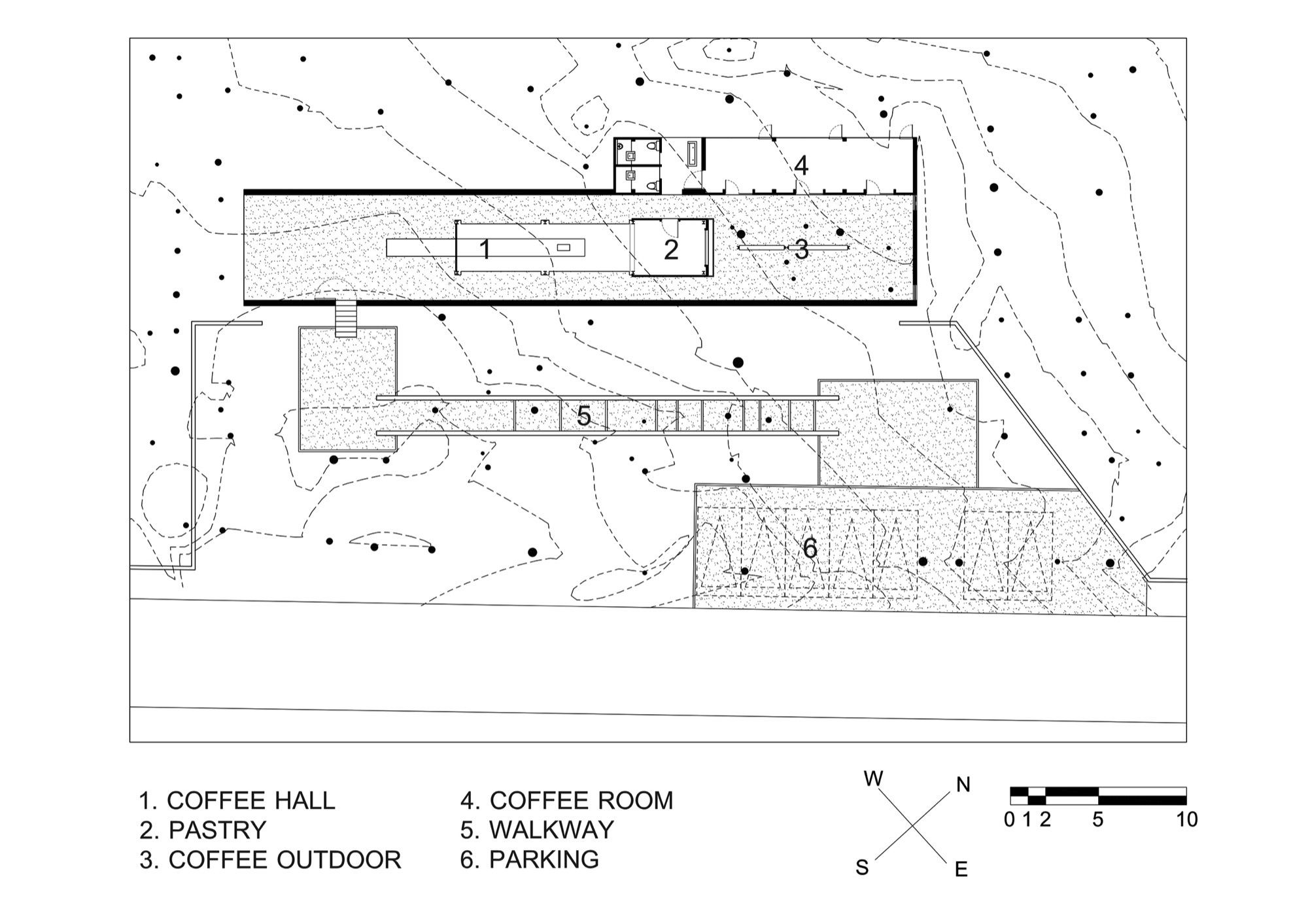 Yellow Submarine Coffee Tank floor plan. (cr: Ketsiree Wongwan)