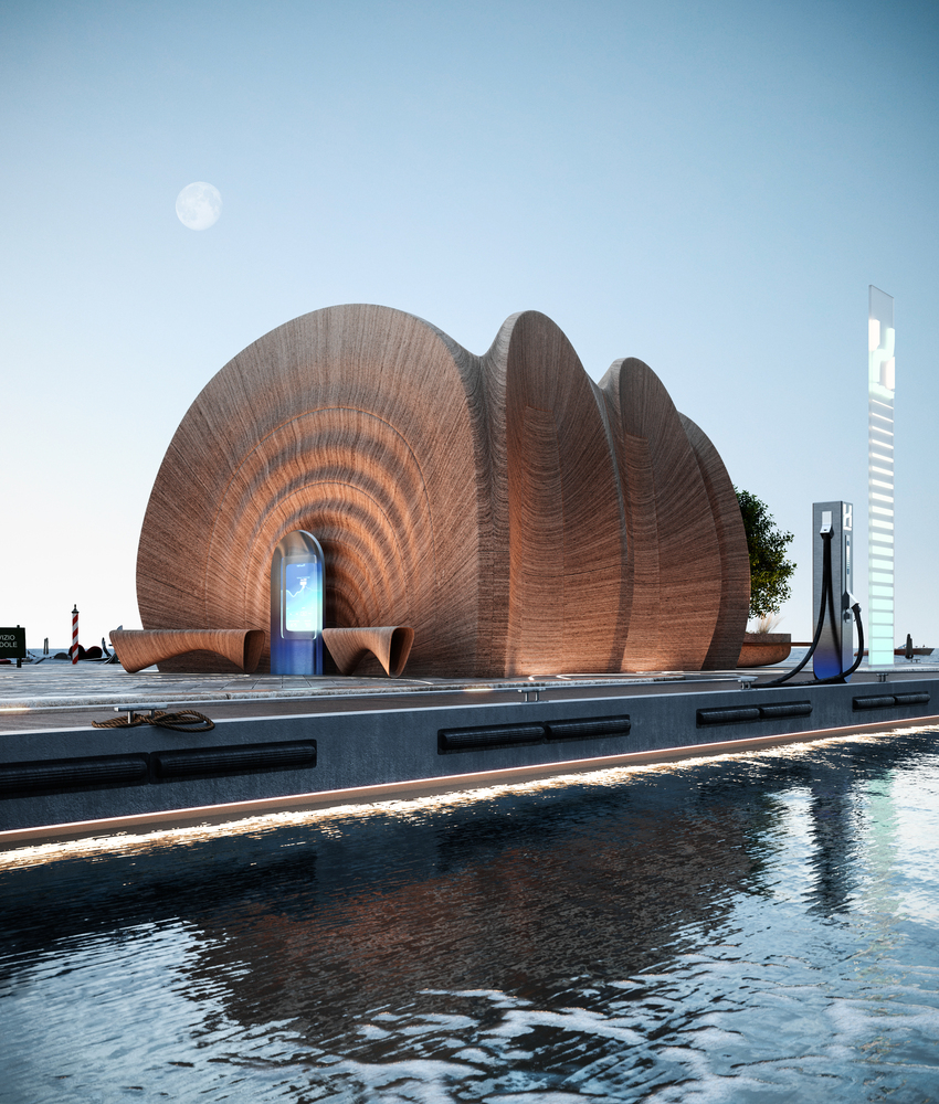 Hydrogen Refuelling Stations for Italian Marinas by Zaha Hadid Architects (cr: Tecma Solutions)